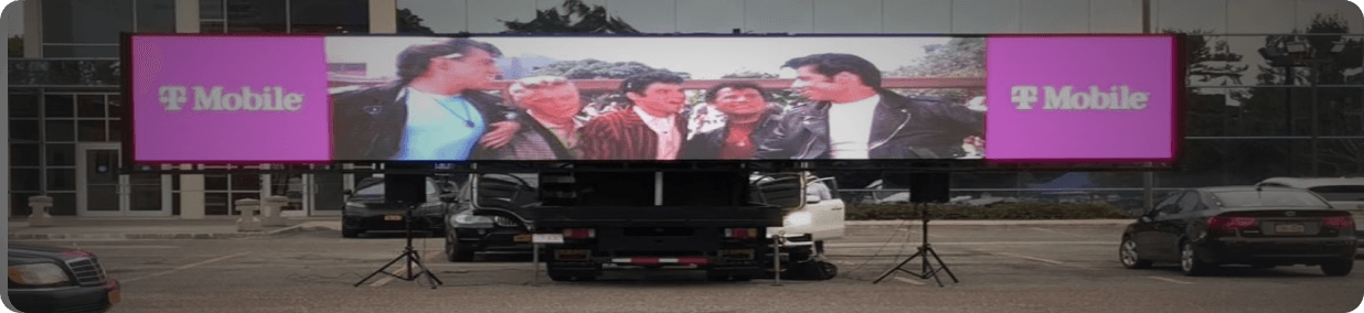 30 foot wide LED Truck Advertising